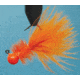Hawken Outdoors Woolly Bugger Jig 1/8 oz, Orange, WB18011
