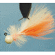 Hawken Outdoors Woolly Bugger Jig 1/8 oz, Orange/White, WB18007