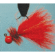 Hawken Outdoors Woolly Bugger Jig 1/8 oz, Red/Black, WB18013