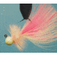 Hawken Outdoors Woolly Bugger Jig 1/8 oz, White and Pink, WB18009