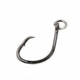 Hayabusa Ringed Circle Hook, Black Nickel, Size 2/0 , 6 Pieces, EC600-2/0