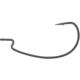 Hayabusa Wide Gap Offset Hook, Fluorine NRB Coat, Size 4/0, 5 Per Pack, EC956L1-4/0