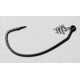 Hayabusa Wide Gap Screw Lock Hook, Fluorine NRB Coat, Size 4/0, 4/Pack, EC958L1-4/0