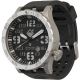 DEMO, Hazard 4 Heavy Water Diver BlackTie B Bracelet Unisex Analog Watch, 50mm, Silver, Ti Bracelet, Nylon, HWD-TI-B-KW-GGYG