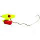 Head Start Lures Diver Rigging System, Floating, with Hook and Chain, 1-3/4oz, Neon Yellow, D103-NY