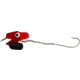 Head Start Lures Diver Rigging System, Floating, with Hook and Chain, 1-3/4oz, Translucent Red, D103-R