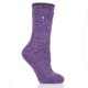 Heat Holders Primrose Twist Crew Sock - Womens, Purple, US 5-9, HHW05417