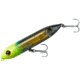 Heddon Super Spook Jr. Topwater Walking Bait, 3-1/2in, 1/2 oz, Black/Chart Gold Insert, X923624