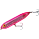 Heddon Super Spook Jr. Topwater Walking Bait, 3-1/2in, 1/2 oz, Pink/Silver Insert, X9236454