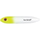 Heddon Super Spook Jr. Topwater Walking Bait, 3-1/2in, 1/2 oz, White Chart Head, X923621