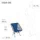 Helinox Chair One, Blue Paisley, Medium, 10043