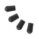 Helinox Chair Rubber Tip Set, Chair One, Black, 12770