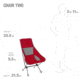 Helinox Chair Two, Scarlet/Iron, 12887