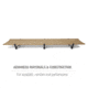 Helinox Cot One Convertible, Long, Coyote Tan, 10680
