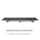 Helinox Cots One Convertible Long, Black, 10646R1