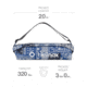 Helinox Incline Festival Chair, Blue Bandana Quilt, 10518
