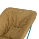 Helinox Quilted Warmers Chair One/Zero/Swivel, Black/Coyote Tan, 10002781