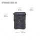 Helinox Storage Box, Black, Extra Small, 13410