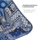 Helinox Sunset Camping Chair, Blue Bandana Quilt, 11189