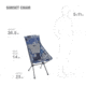 Helinox Sunset Camping Chair, Blue Bandana Quilt, 11189