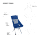 Helinox Sunset Chair, Blue Block, 11160R1