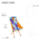Helinox Sunset Camping Chair, Tie Dye, 11180R1