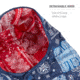 Helinox Toasty Savanna/Playa Chair, Blue &amp; Red Bandana, 12495