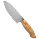 Helle Helle Knives Dele Kitchen Chefs Knife Curly Birch 6.3" Polished 800, Brown, Sandvik 12C27, adult, BHQ-194411