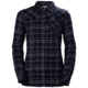 Helly Hansen Classic Check Ls Shirt - Womens, Nightshade Plaid, Medium, 62930680-M