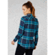 Helly Hansen Classic Check Ls Shirt - Womens, North Sea Blue Plaid, Large, 62930603-L