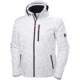 Helly Hansen Crew Hooded Midlayer Jacket - Mens, White, Small, 33874-001-S