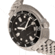 Heritor Automatic Matador Box Set with Interchangable Bands and Date Display, Black/Silver, One Size, HERHR9301