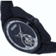 Heritor Automatic Roman Semi-Skeleton Leather-Band Watch, Black, One Size, HERHS2205