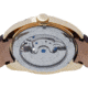 Heritor Automatic Roman Semi-Skeleton Leather-Band Watch, Gold/Brown, One Size, HERHS2203