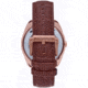 Heritor Automatic Roman Semi-Skeleton Leather-Band Watch, Rose Gold/Light Brown, One Size, HERHS2204