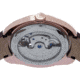 Heritor Automatic Roman Semi-Skeleton Leather-Band Watch, Rose Gold/Light Brown, One Size, HERHS2204