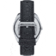 Heritor Automatic Roman Semi-Skeleton Leather-Band Watch, Silver/Black, One Size, HERHS2201