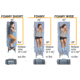 HEST Foamy Short Sleeping Pad, Blue, 64x25x3.9in, M23528BLU