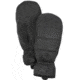 Hestra Alpine Leather Primaloft Mitt, Black, 7, 32511-100-7