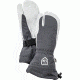 Hestra Heli 3-Finger Glove - Women's-Grey/Off White-8