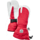 Hestra Heli Ski 3 Finger Glove - Womens, Red/Offwhite, 5, 30612-560020-05
