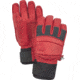 Hestra Leather Fall Line 5 Finger Glove, Red/Grey, 10, 31470-560350-10