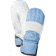 Hestra Leather Fall Line Mitt - Womens-Off White/Light Blue-6
