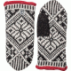 Hestra Nordic Wool Mitt - Womens-Black/Off White-10