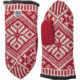 Hestra Nordic Wool Mitt - Women's-Red/Grey-10
