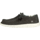 Hey Dude Wally Stretch Casual Shoes - Men's, Black Charcoal, 10 US, 110390500-10
