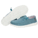 Hey Dude Wendy Chambray - Womens, Aqua, 8, 121412624-8