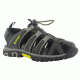 Hi-Tec Cove Jr Sandal - Kids-Black/Charcoal/Super Lemon-10 Kid