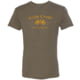 High Camp Flasks Cheers to Adventure Heathered Tri-Blend Tee - Men's, Heathered Olive, Extra Small, TSOLXS