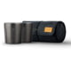 High Camp Flasks Firelight Tumbler, 2 Pack w/ Wool Case, Gunmetal, 375ml, 2116g
